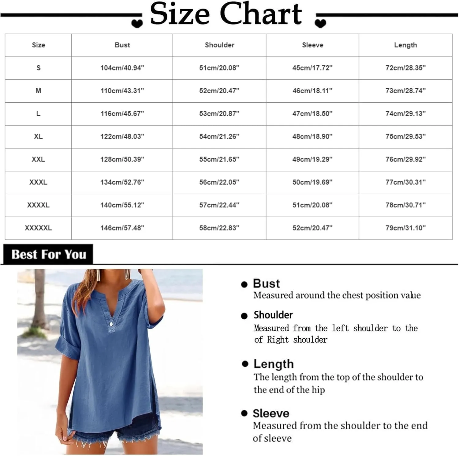 2025 Women Summer Cotton Linen Shirts Short Sleeve V Neck Button Down Tops Side Split Hem Loose Casual Dressy Blouses