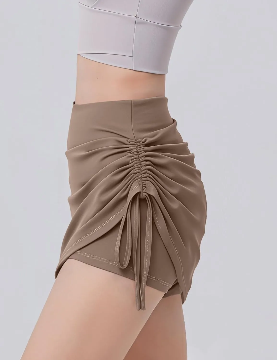 AJISAI Womens Skort Skirt with Shorts Mini Golf Skorts Athletic Summer Swim Beach Skirts