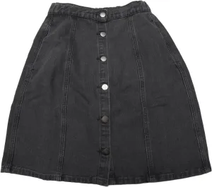 Allegra K Women's Denim Skirts 2024 Summer Casual A-Line Short Button Down Jean Skirt
