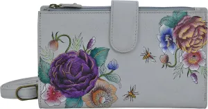 Anuschka Women's, Handpainted Leather Large Smart Phone Case & Wallet