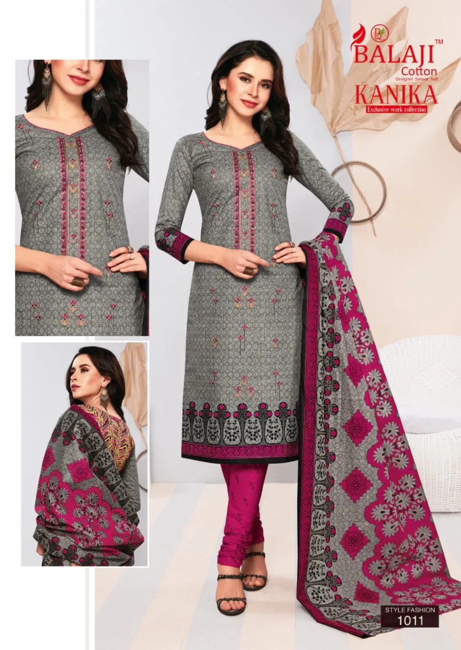 Balaji Cotton Kanika Casual Wear Cotton Collection Salwar Suits