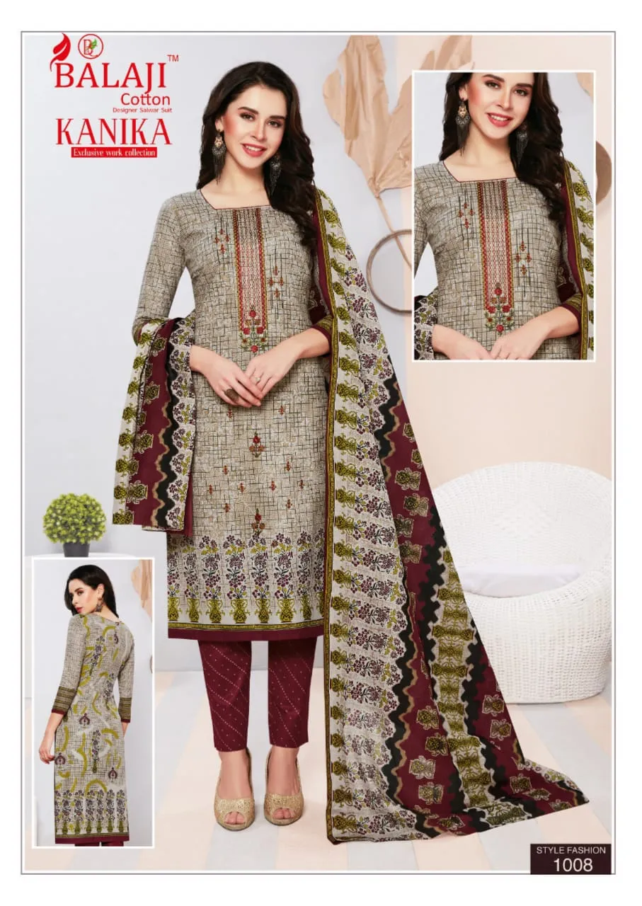 Balaji Cotton Kanika Casual Wear Cotton Collection Salwar Suits