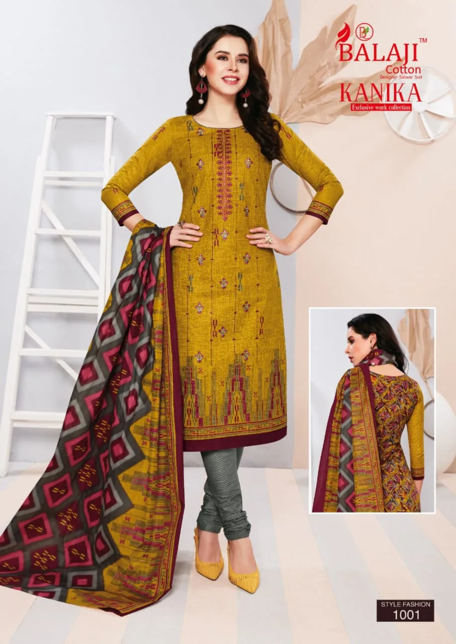 Balaji Cotton Kanika Casual Wear Cotton Collection Salwar Suits