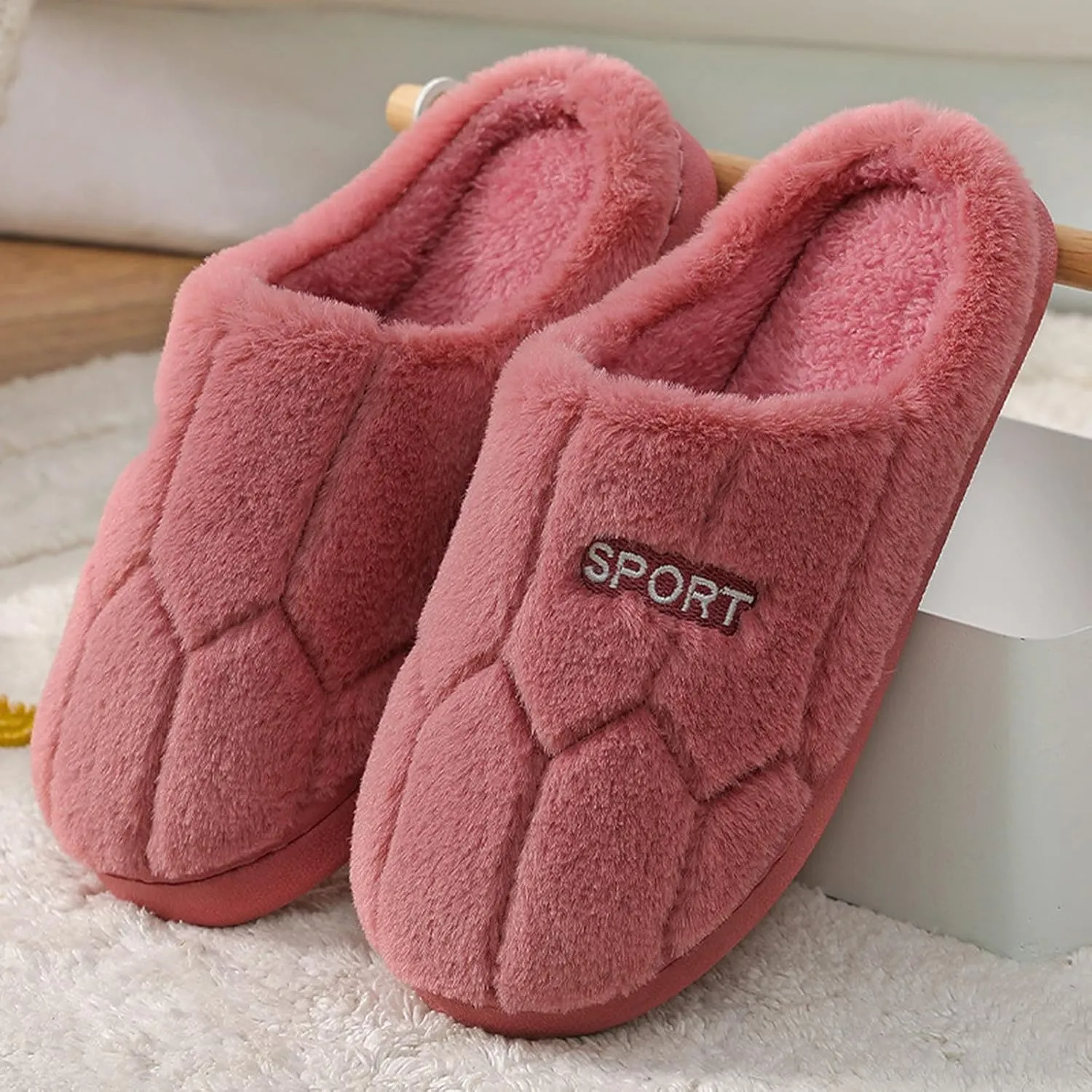 Bedroom Slippers for Women Sexy Women's House Shoes Slippers Womens Slippers Size 10 with Arch Support Cloud Slippers for Women Arch Support Matching Family Christmas Pajamas Gifts for Him 2023