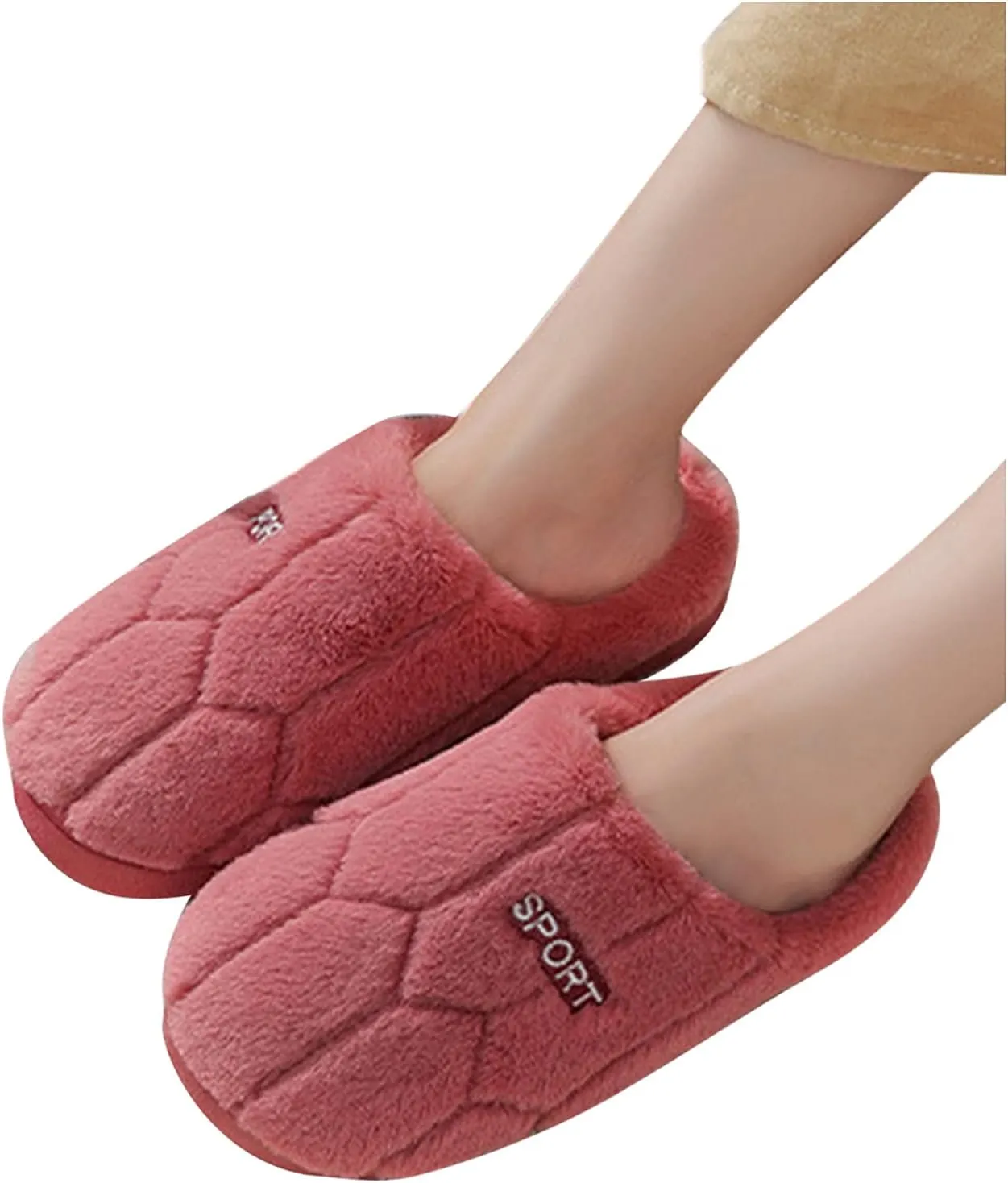 Bedroom Slippers for Women Sexy Women's House Shoes Slippers Womens Slippers Size 10 with Arch Support Cloud Slippers for Women Arch Support Matching Family Christmas Pajamas Gifts for Him 2023