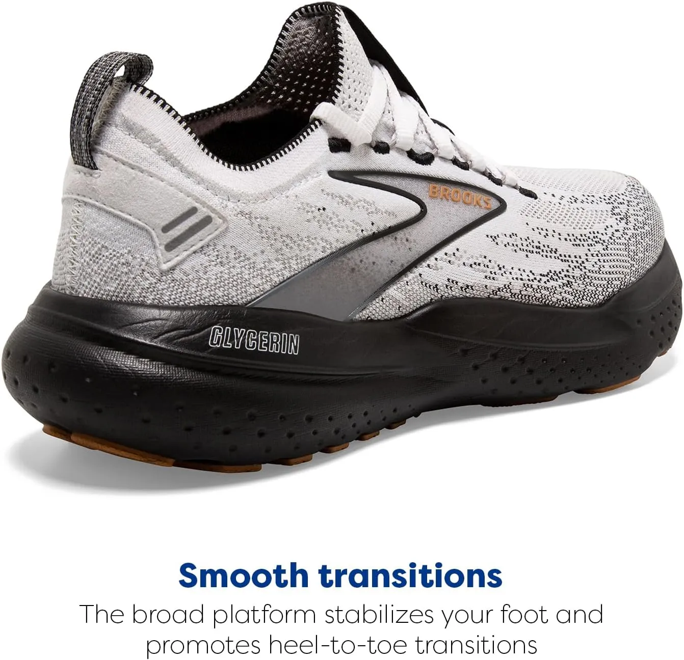Brooks Mens Glycerin Stealthfit 21 Neutral Running Shoe