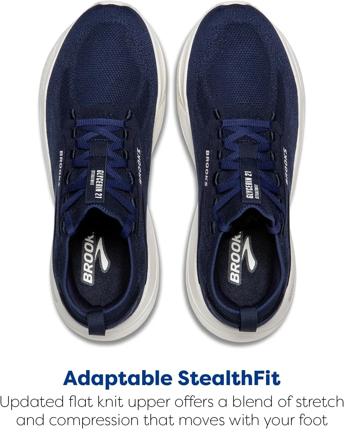 Brooks Mens Glycerin Stealthfit 21 Neutral Running Shoe
