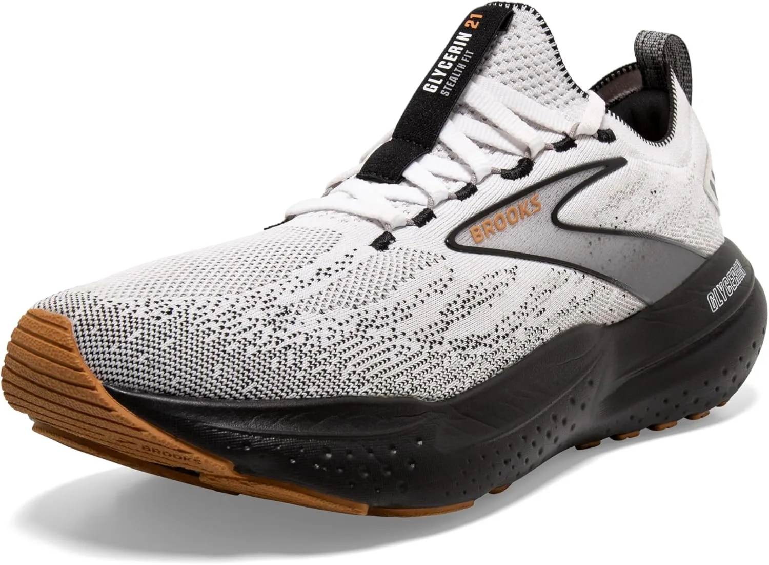 Brooks Mens Glycerin Stealthfit 21 Neutral Running Shoe