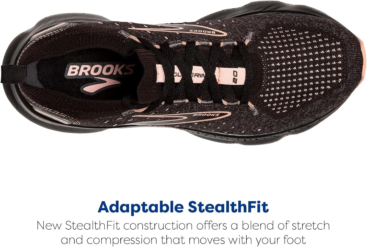 Brooks Womens Glycerin StealthFit 20 Neutral Running Shoe