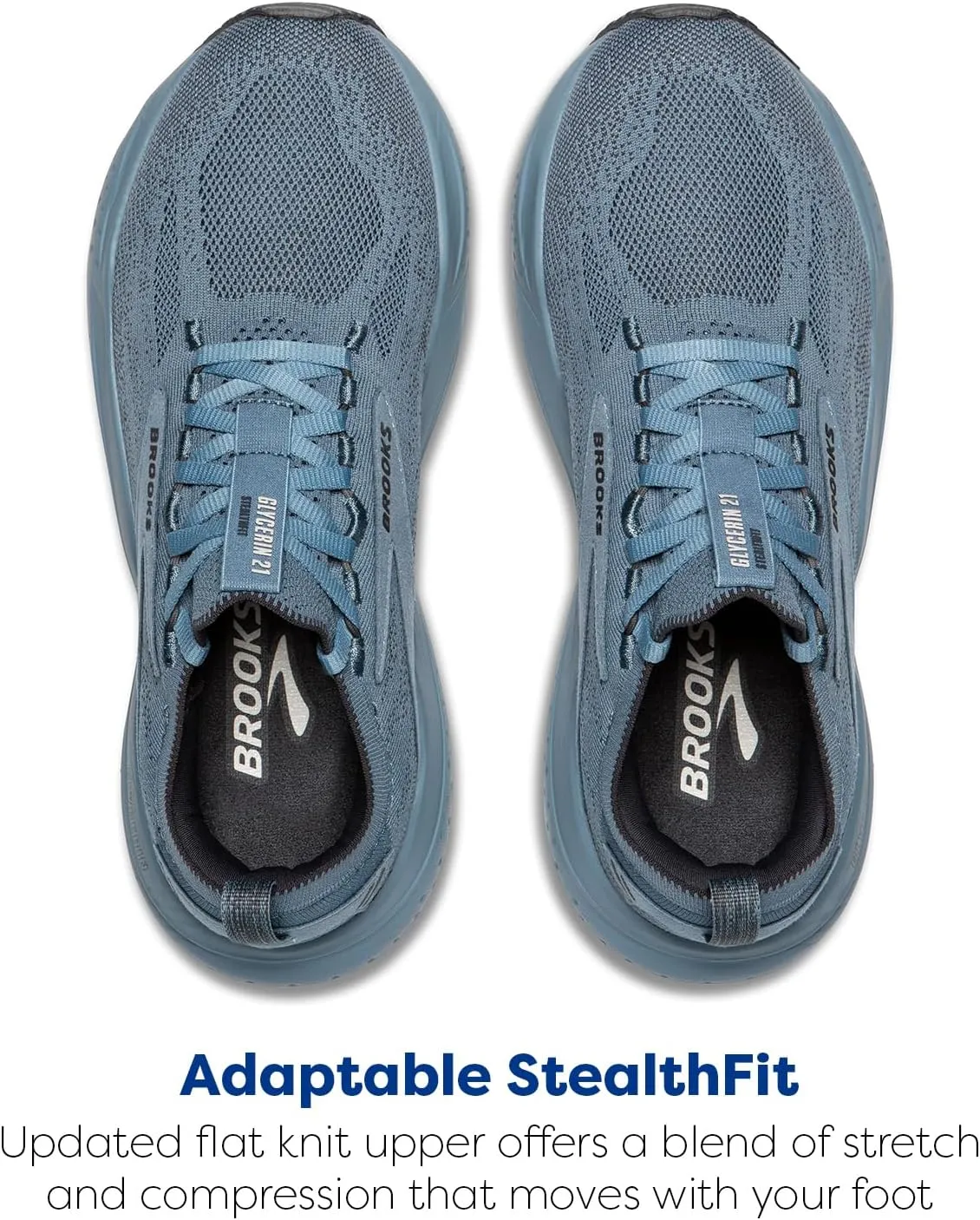 Brooks Womens Glycerin Stealthfit 21 Neutral Running Shoe