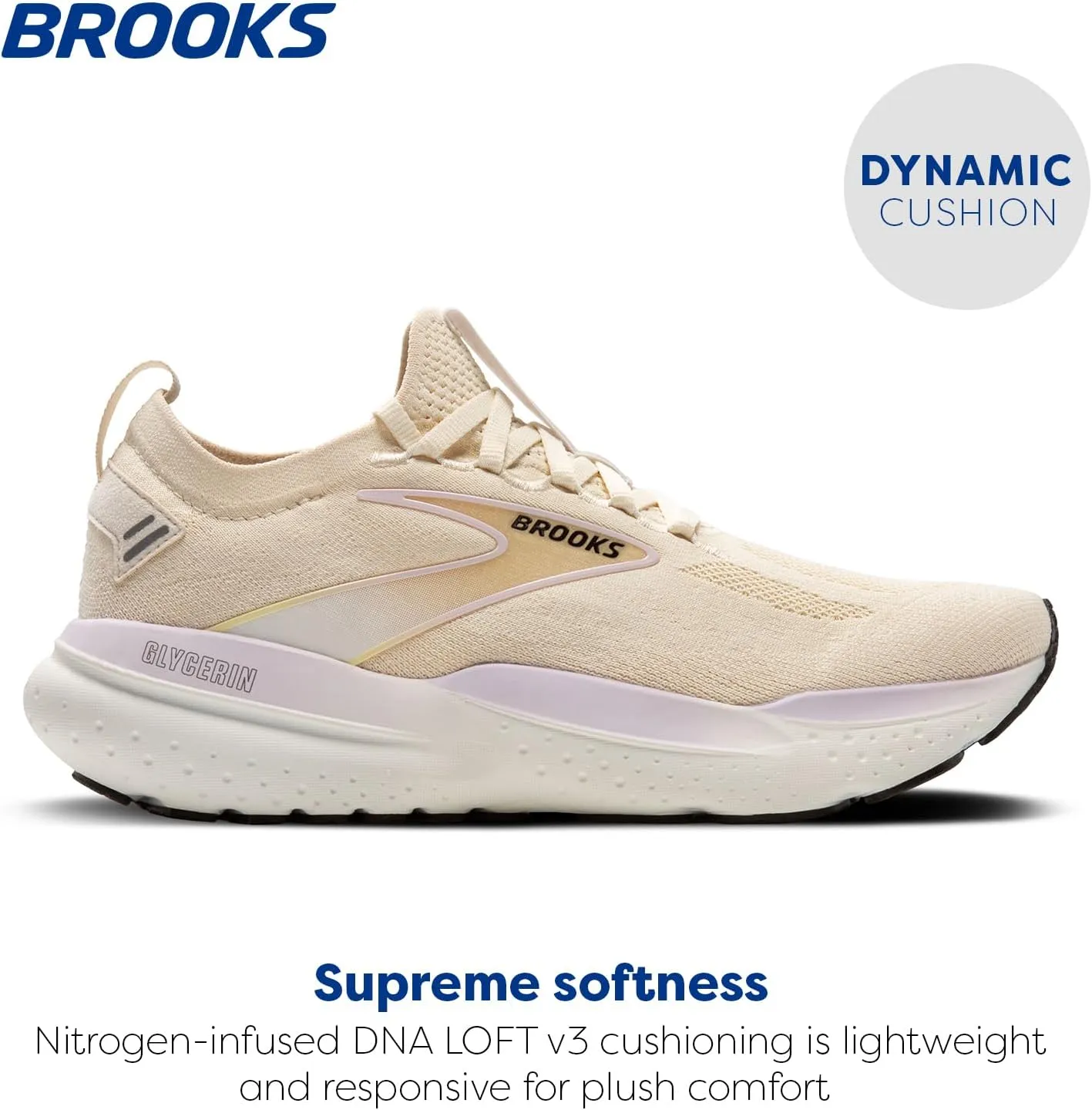 Brooks Womens Glycerin Stealthfit 21 Neutral Running Shoe