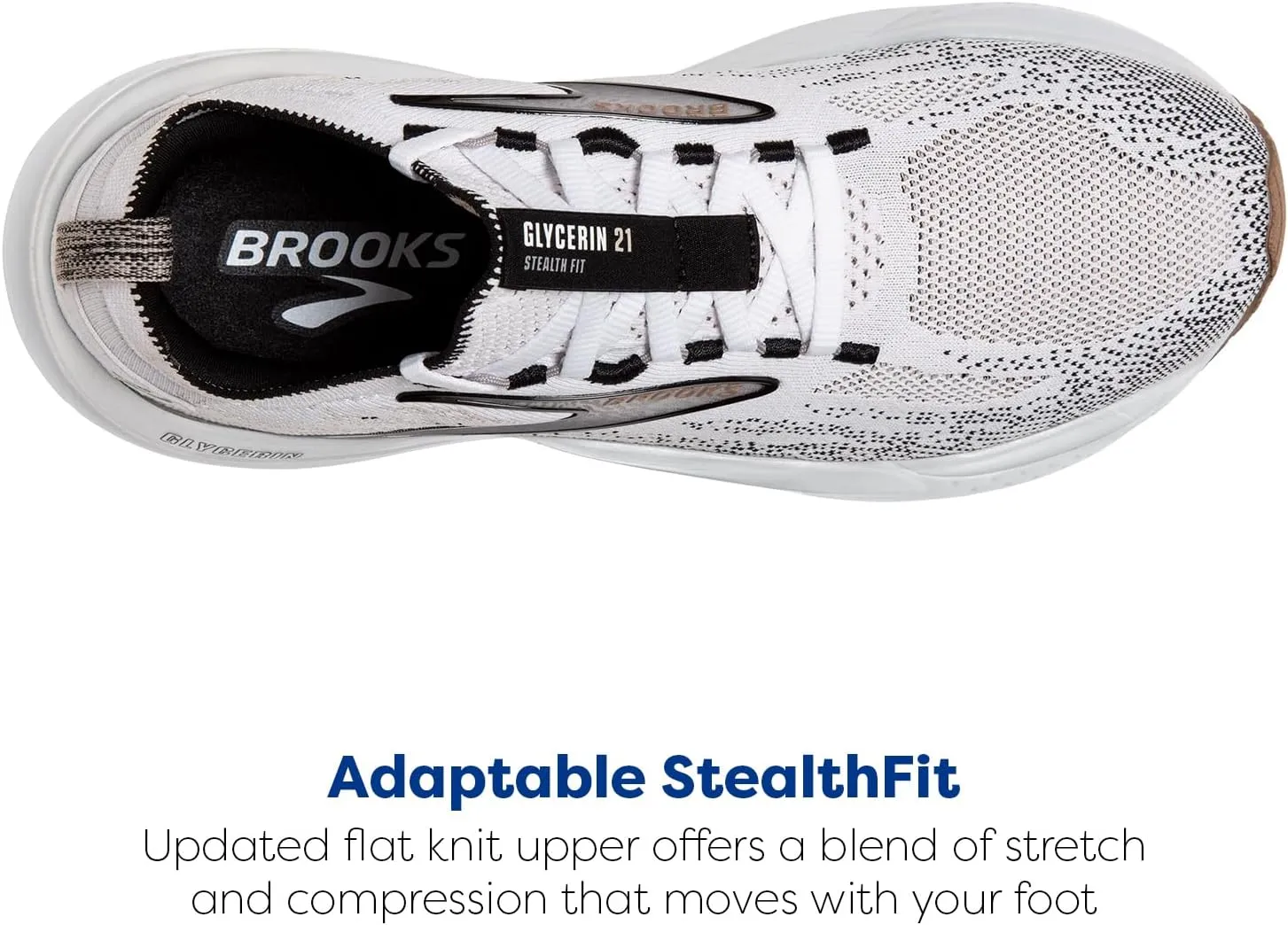 Brooks Womens Glycerin Stealthfit 21 Neutral Running Shoe