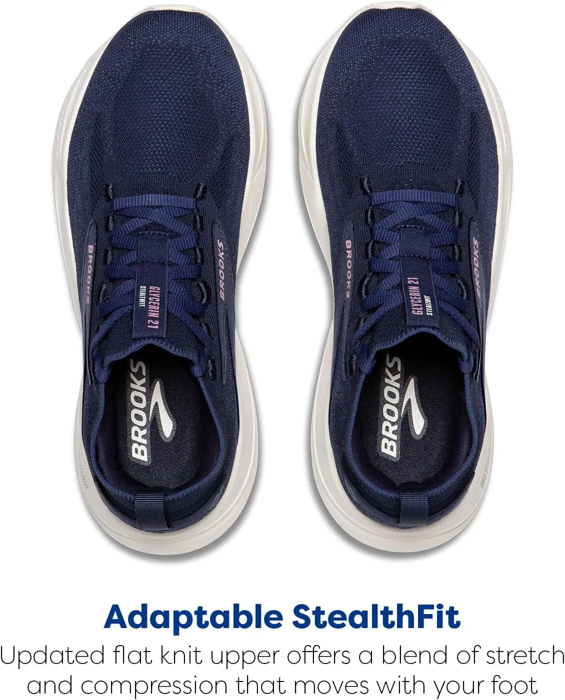 Brooks Womens Glycerin Stealthfit 21 Neutral Running Shoe