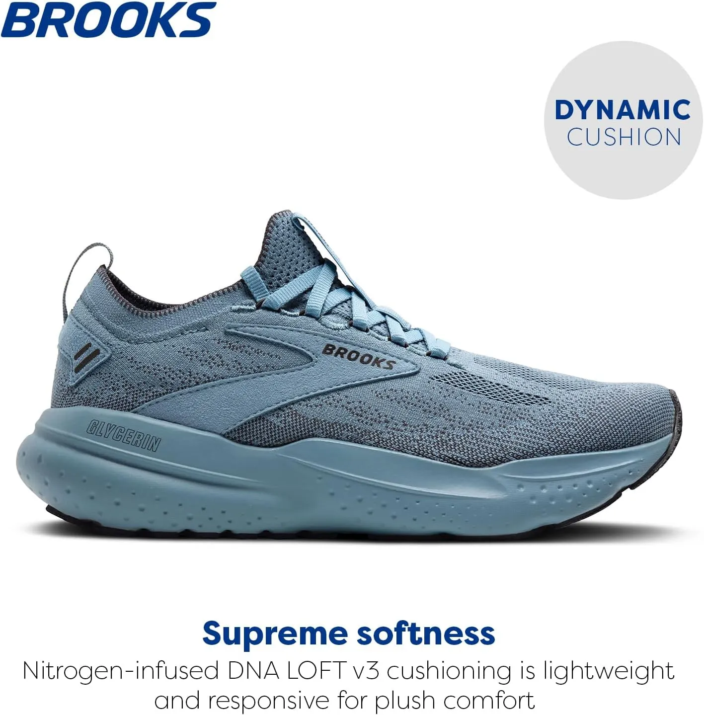 Brooks Womens Glycerin Stealthfit 21 Neutral Running Shoe