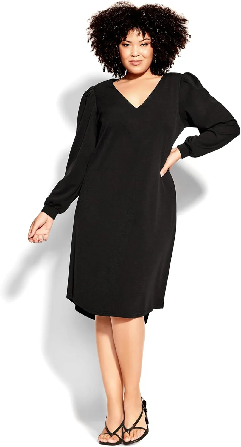 City Chic Women's Plus Size Quiero Midi Dress
