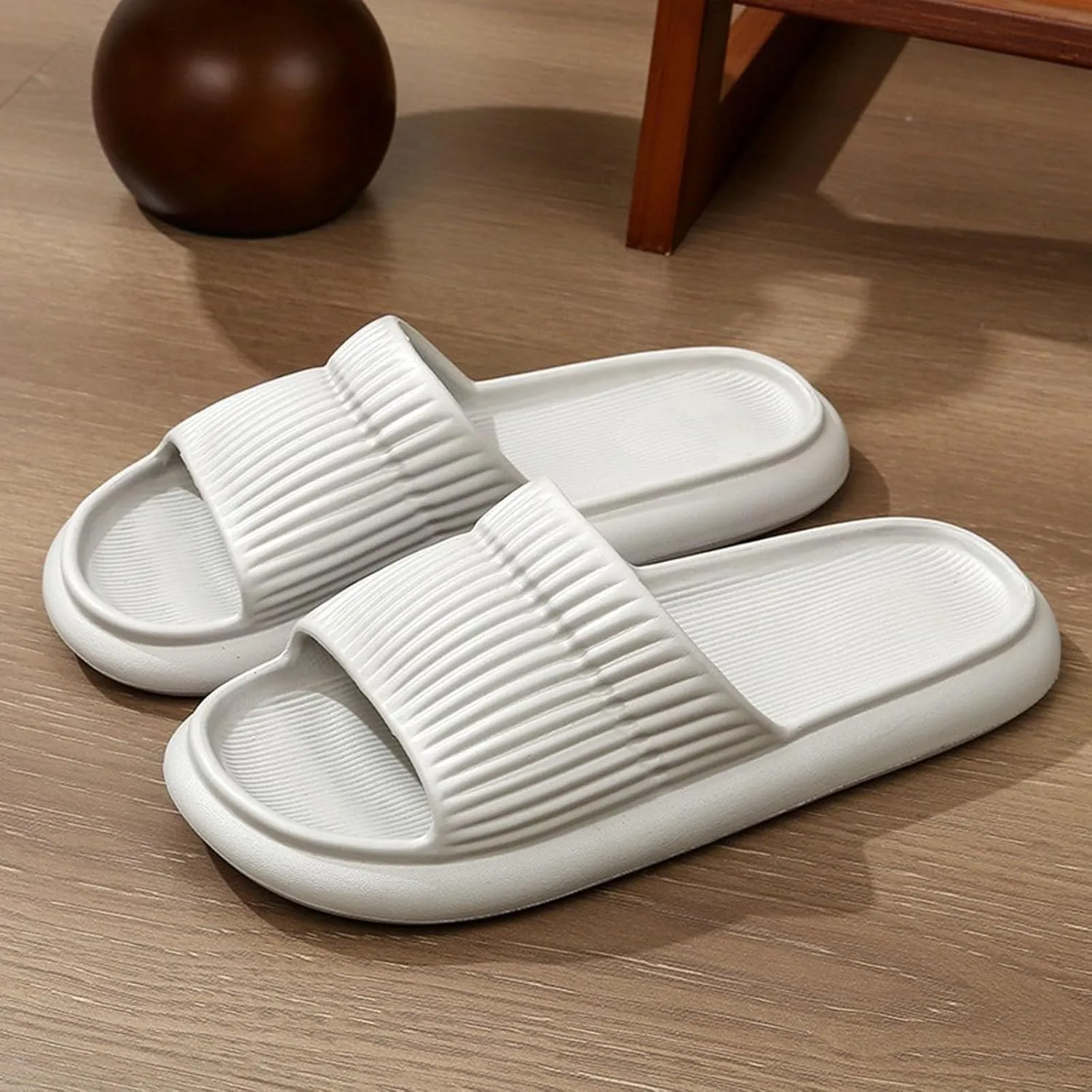 Cloud Slides Shower Shoes for Living Room Pool Beach Spa Public Showers Pillow Slippers for Women and Men