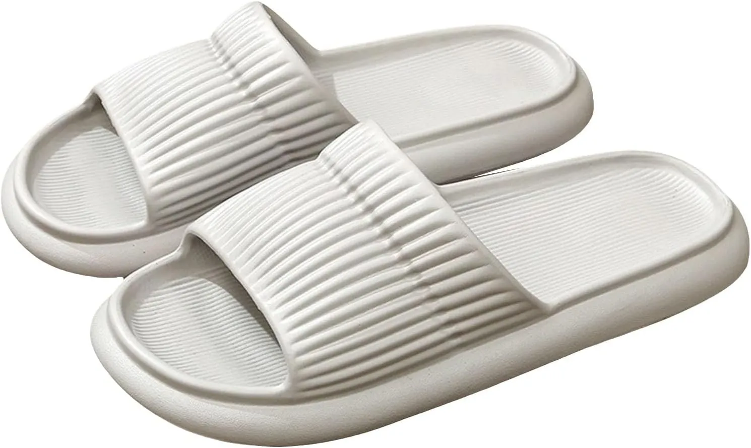 Cloud Slides Shower Shoes for Living Room Pool Beach Spa Public Showers Pillow Slippers for Women and Men