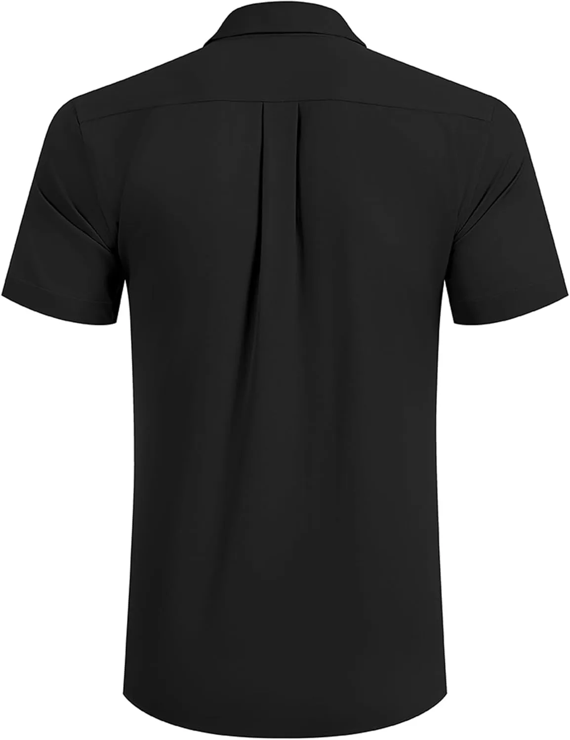 COOFANDY Mens Short Sleeve Dress Shirts Stretch Wrinkle Free Button Down Shirt Casual Summer Top