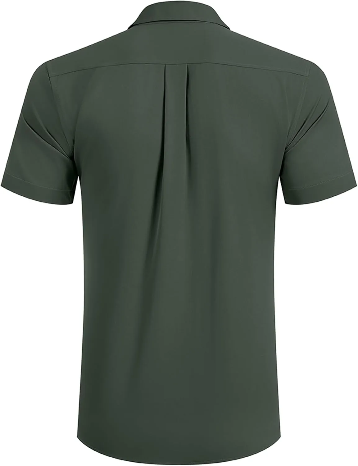 COOFANDY Mens Short Sleeve Dress Shirts Stretch Wrinkle Free Button Down Shirt Casual Summer Top