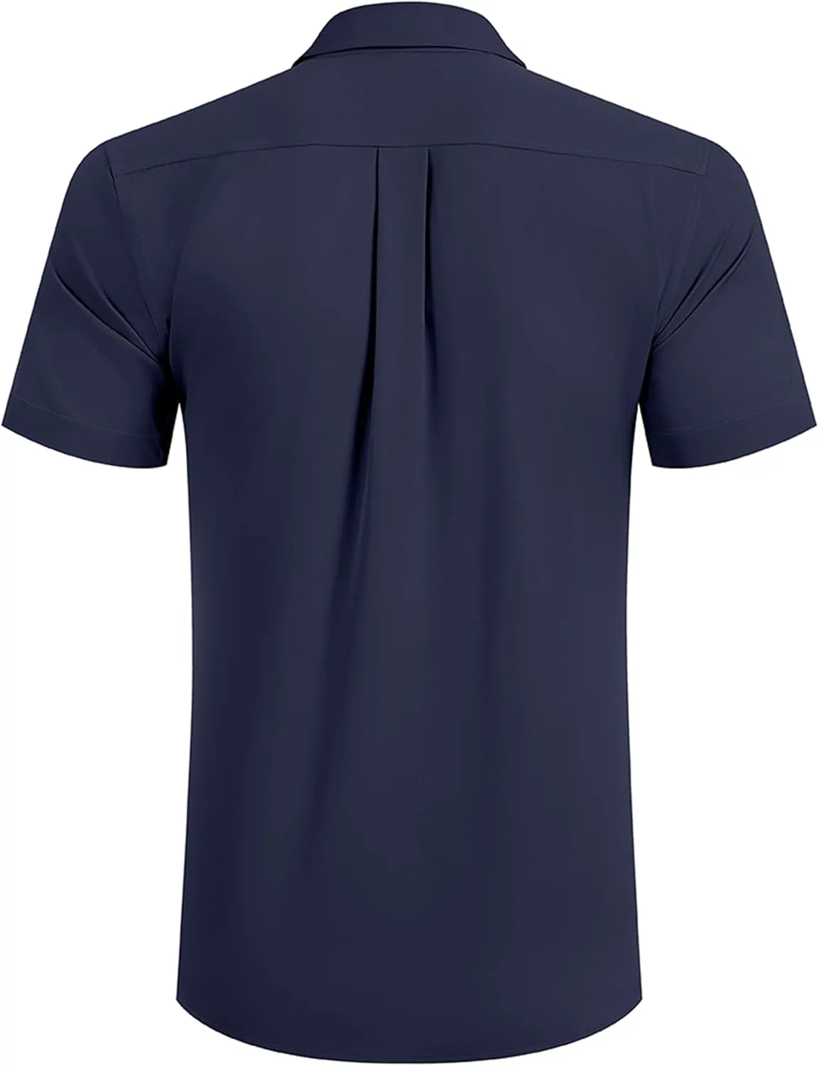 COOFANDY Mens Short Sleeve Dress Shirts Stretch Wrinkle Free Button Down Shirt Casual Summer Top