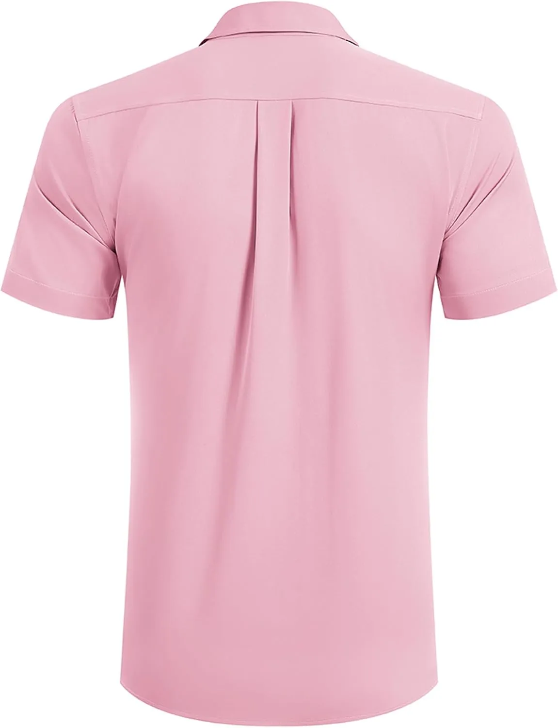 COOFANDY Mens Short Sleeve Dress Shirts Stretch Wrinkle Free Button Down Shirt Casual Summer Top