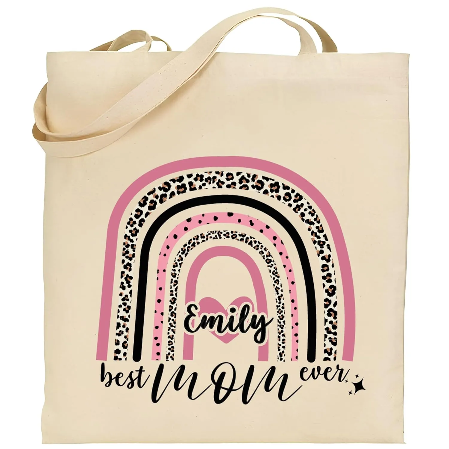 Custom Mom Tote Bag, Mama Tote Bag, Gift for Best Mom, Mother's Day Gift, Cute Canvas Tote Bag For Women, Birthday Gifts for Mom, Hospital Bag for New Mom, Reusable Beach & Shopping Bags