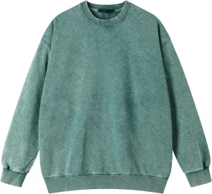 Eadali Mens Oversized Hoodies Vintage Hoodie Couples Pullover Acid Wash Hoodies for Men Streetwear Sweatshirts