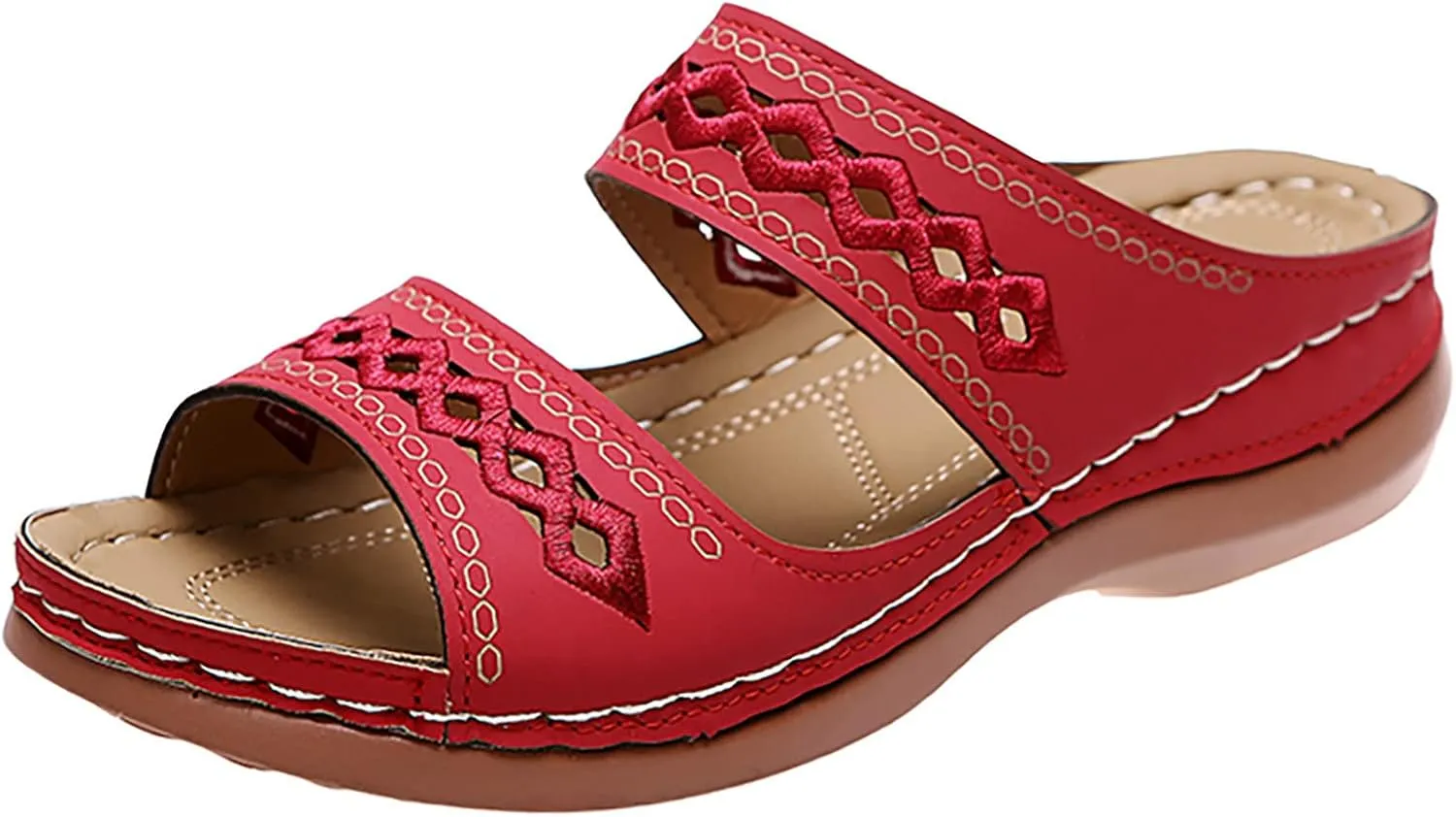 Easter Dress Arch Support Slippers Women Wide Orthopedic Sandals with Arch Support Flip Flops for Women Black Walking Sandals Walking Shoes Women Lightweight Dark Green Sandals for Women
