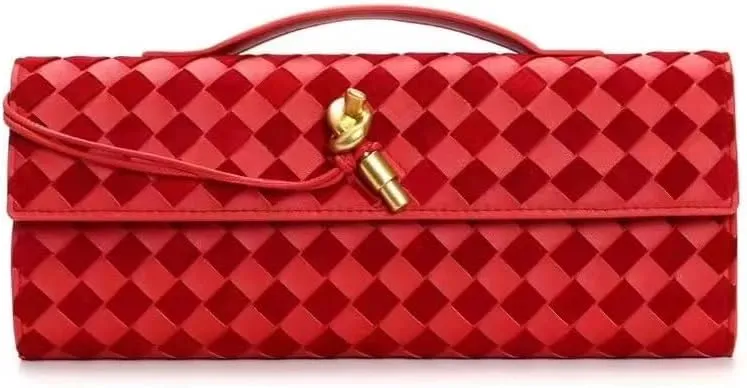 Evening Bag Clutch Purses for Women Party Woven Wedding Purses Prom Shoulder Handbag Fashion Crossbody Bags
