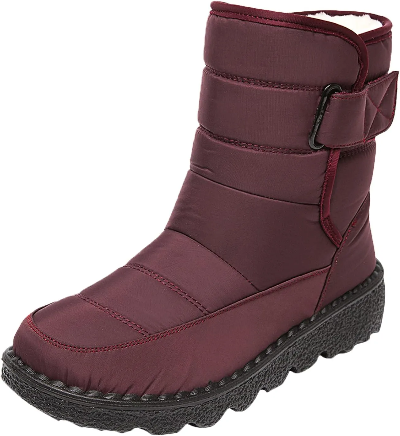 Extra Wide Width Snow Boots for Women Womens Winter Snow Boots 2023 Winter Boots Women Size 8 Slip on Women Work Boots Waterproof Slip Resistant Botas De Trabajo Para Mujer En El Frio