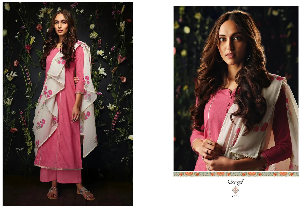 Ganga Suit Presents Harlet Cotton Printed Casual Wear salwar Suits