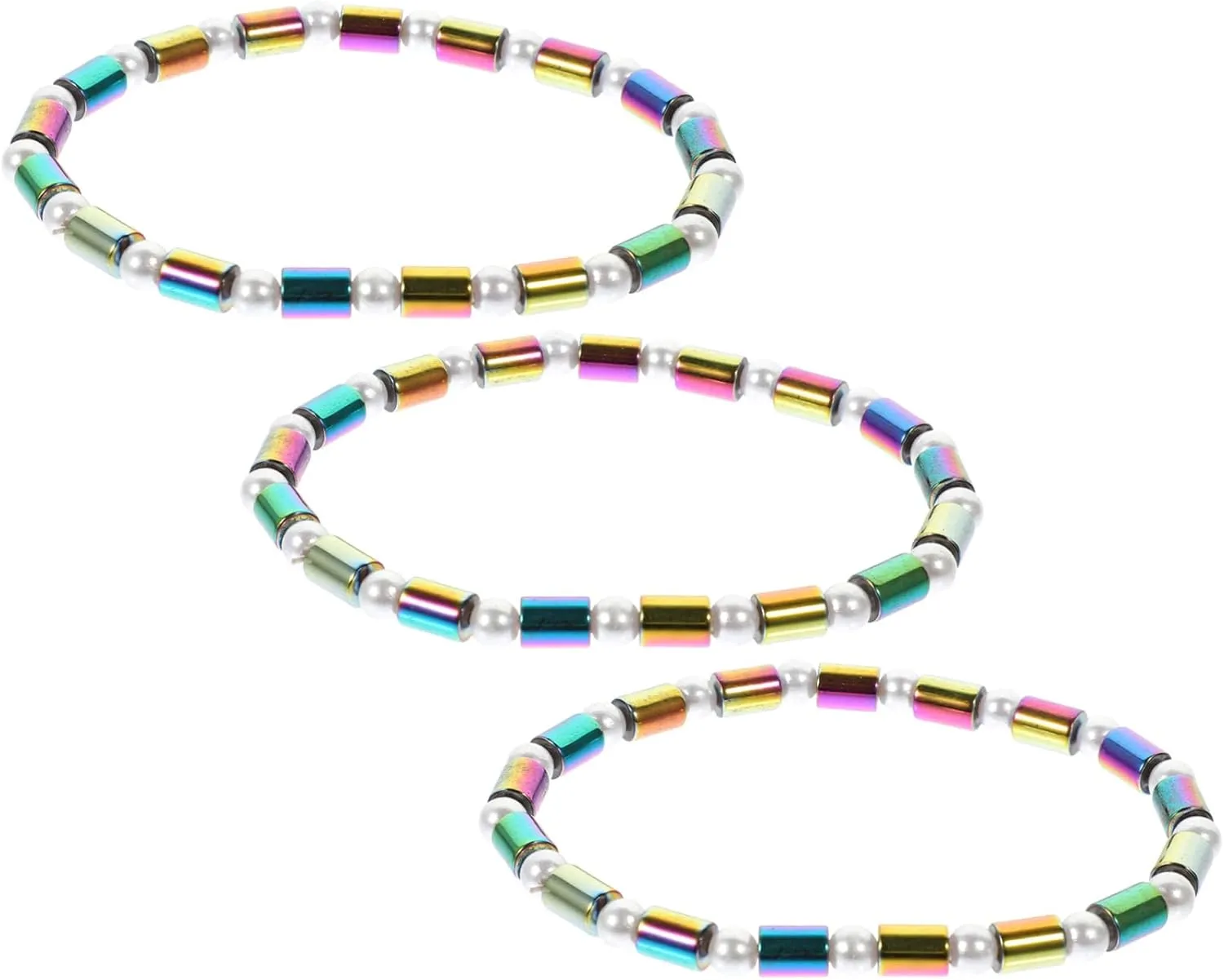 Gatuida 3Pcs Delicate Anklet Chains Wear Resistant Foot Chains Portable Ankle Bracelets for Women Unique Jewelry Accessory present for Mothers and Friends