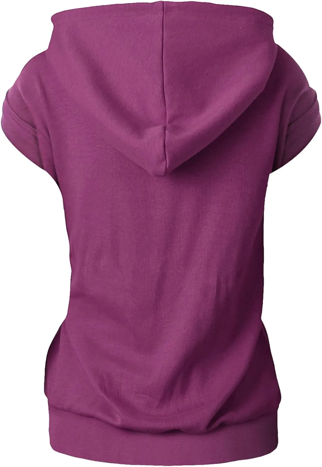 GIVON Women's Lightweight Hooded Vest Sleeveless 1/4 Zip Pullover Casual Hoodie Sweatshirt with Pockets