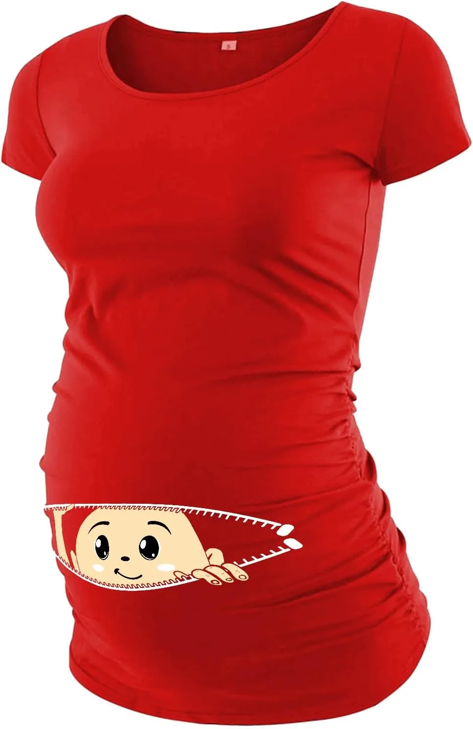 Graphic Maternity Shirts for Women - Pregnancy Essentials Funny Tops for Pregnant Mom Gifts