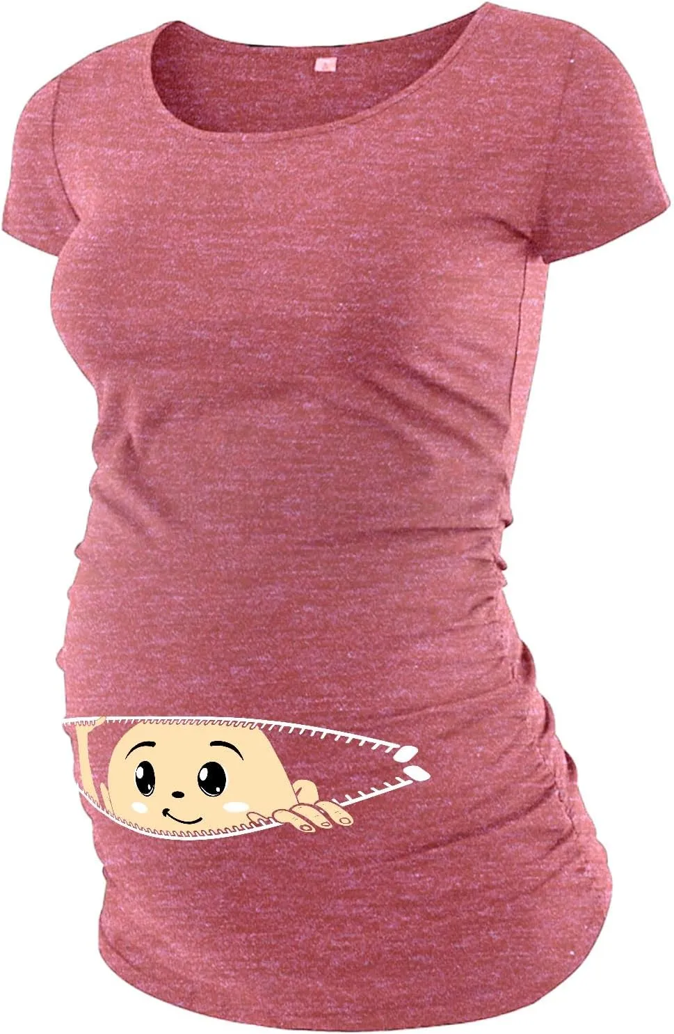 Graphic Maternity Shirts for Women - Pregnancy Essentials Funny Tops for Pregnant Mom Gifts