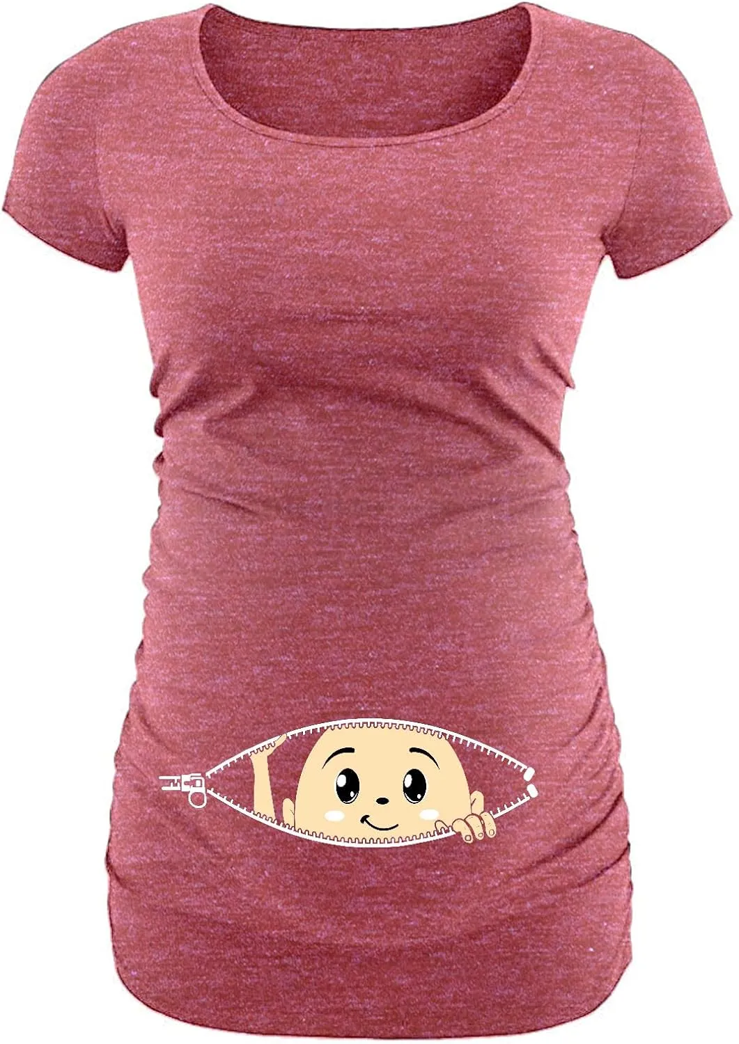 Graphic Maternity Shirts for Women - Pregnancy Essentials Funny Tops for Pregnant Mom Gifts