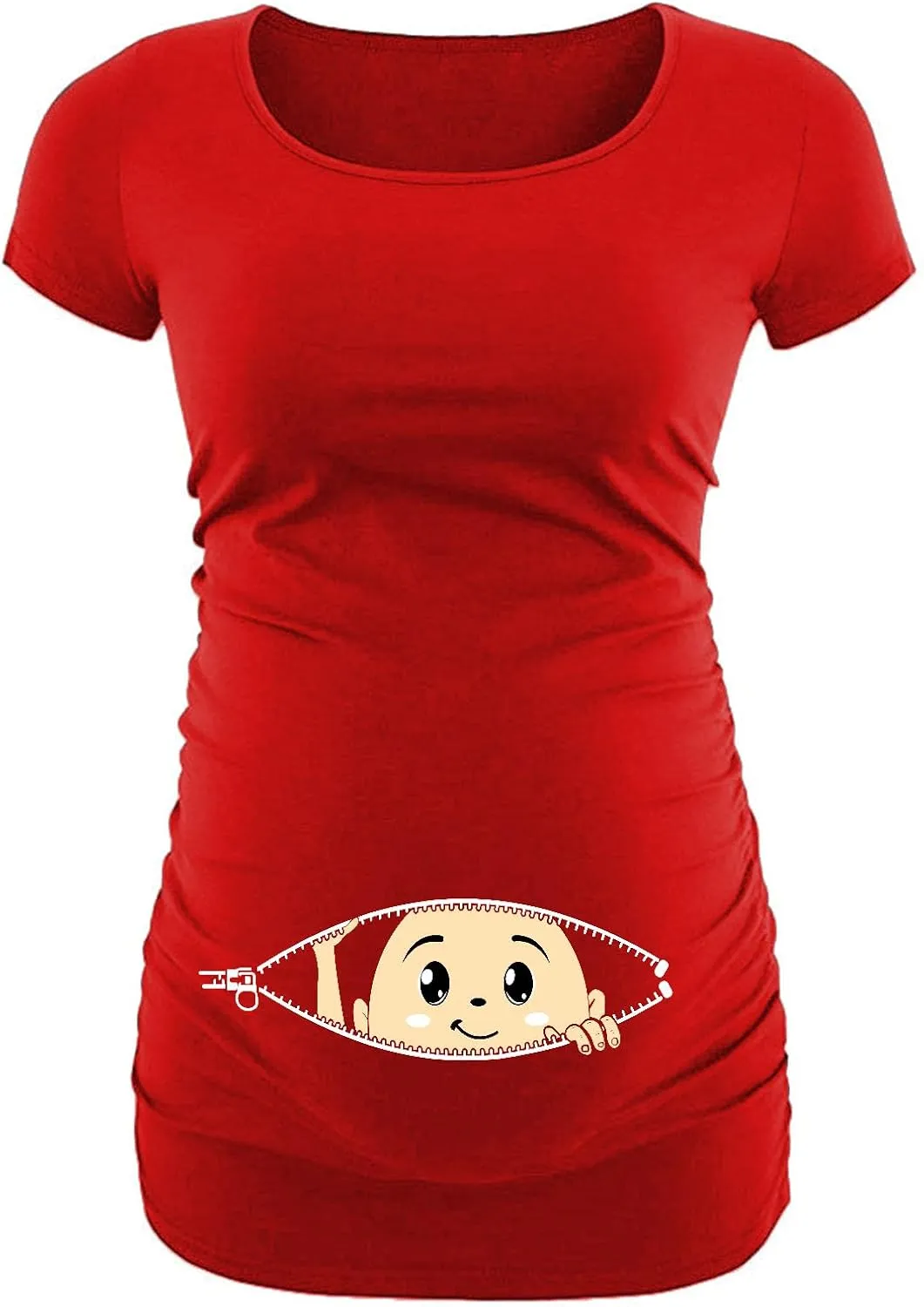 Graphic Maternity Shirts for Women - Pregnancy Essentials Funny Tops for Pregnant Mom Gifts