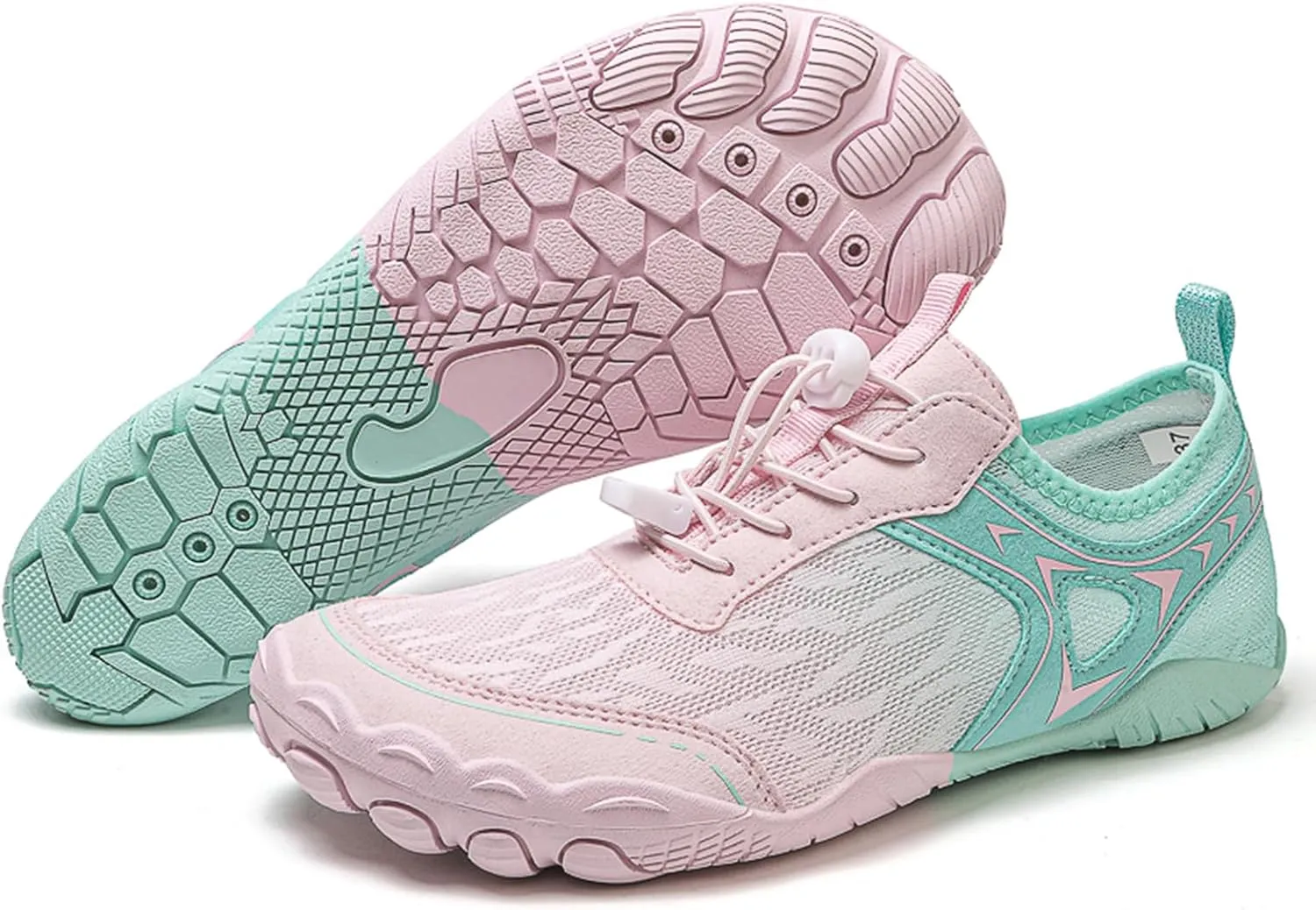 Grounded Footwear for Women, Hike Barefoot Shoes Women, Pool Swim Socks, Comfortable Walking Sneakers Outdoor Hiking Shoes Non Slip Wide Toe Box Athletic Footwear Workout Running Zero Drop Water Shoe