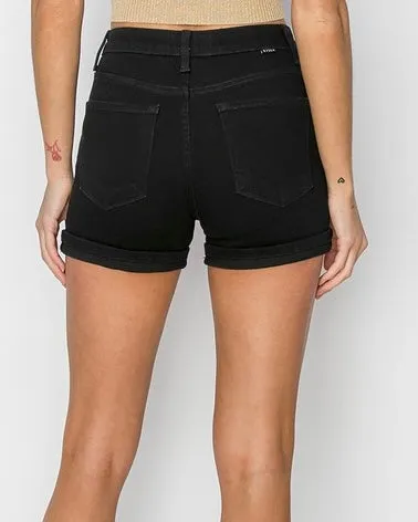Hannah Denim Shorts (Black)