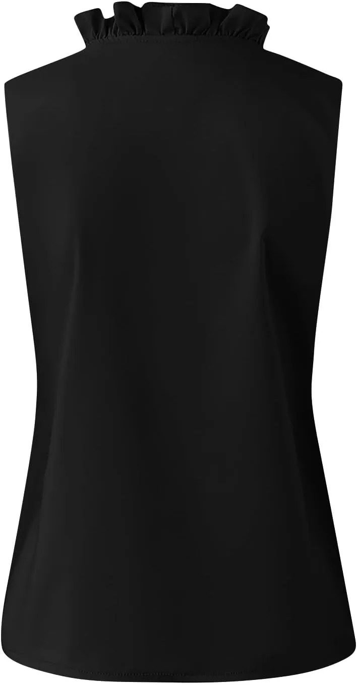 KIKX0DE Womens Tank Tops Ladies Summer Dressy Sleeveless Business Casual Blouses Office Work Shirts