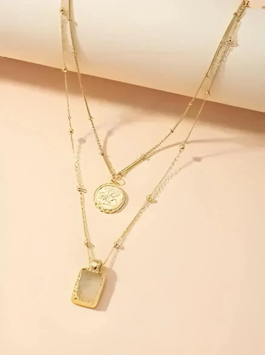 Layered Necklace For Women- Colorful Crystal Multilayer Chocker- Beautiful Jewelry- Ideal For Birthday and Parties