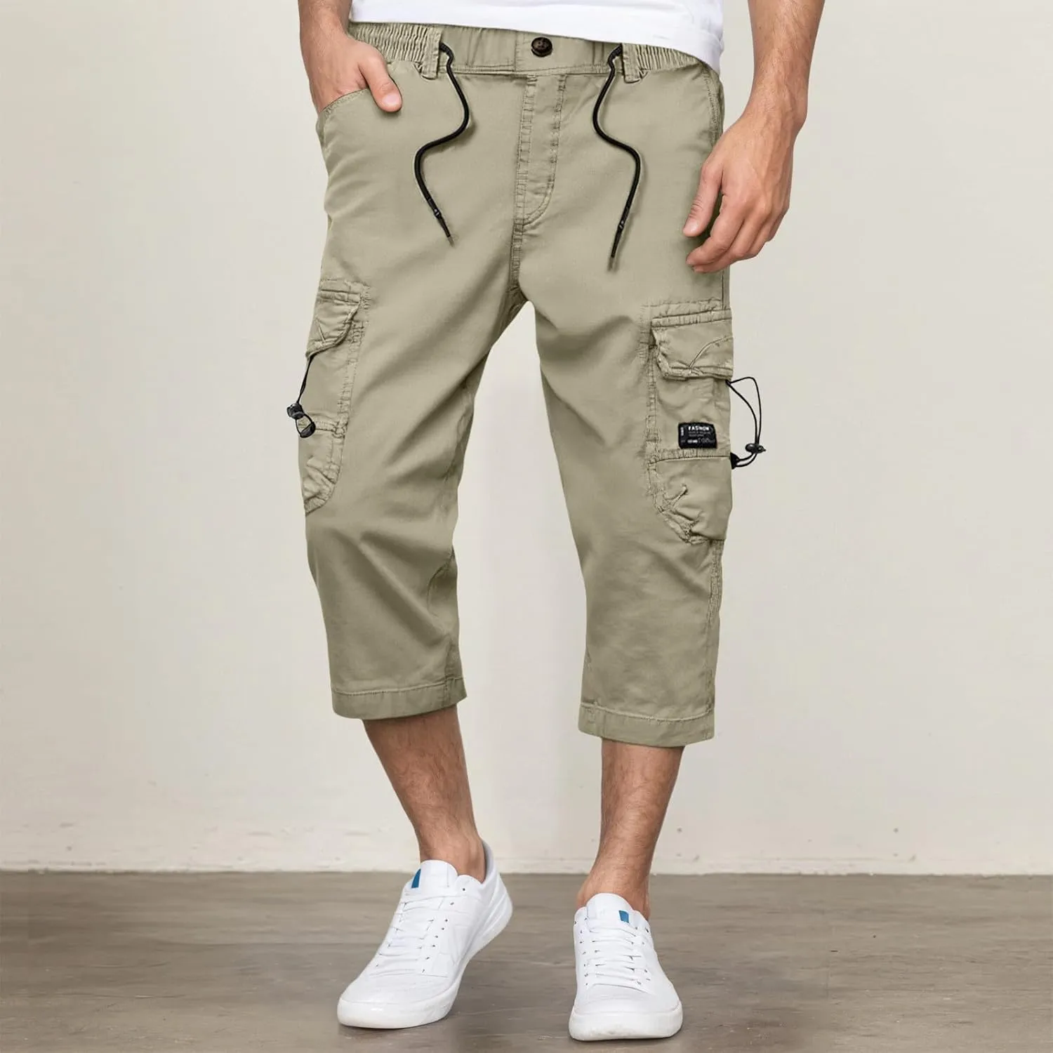 Mens Dress Pants Linen Pajama Baggy Outfits Bike Business Athletic with Pockets Regular Fit Cargo Joggers Football
