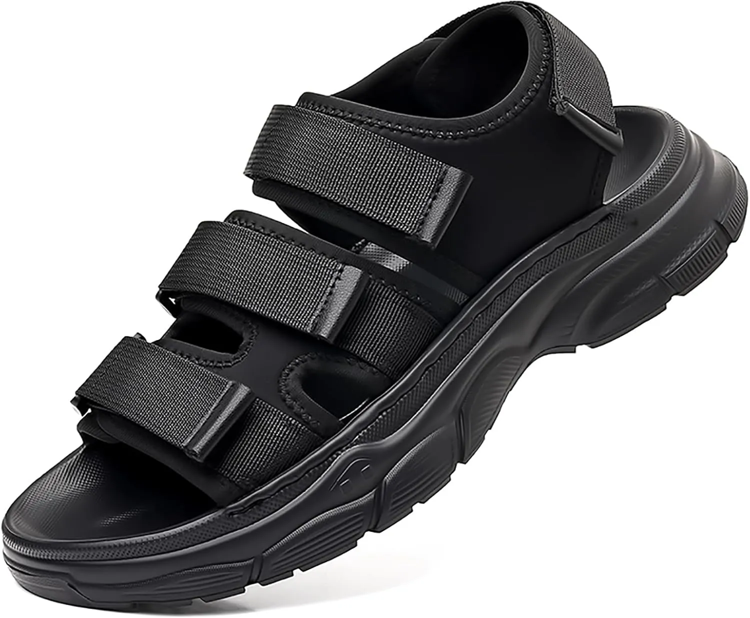 Men's Hiking Sandals Open Toe - Summer Water Shoes Lightweight with Arch Support, Orthopedic Non-Slip Outdoor Walking Sandals for Athletic Sport & Beach