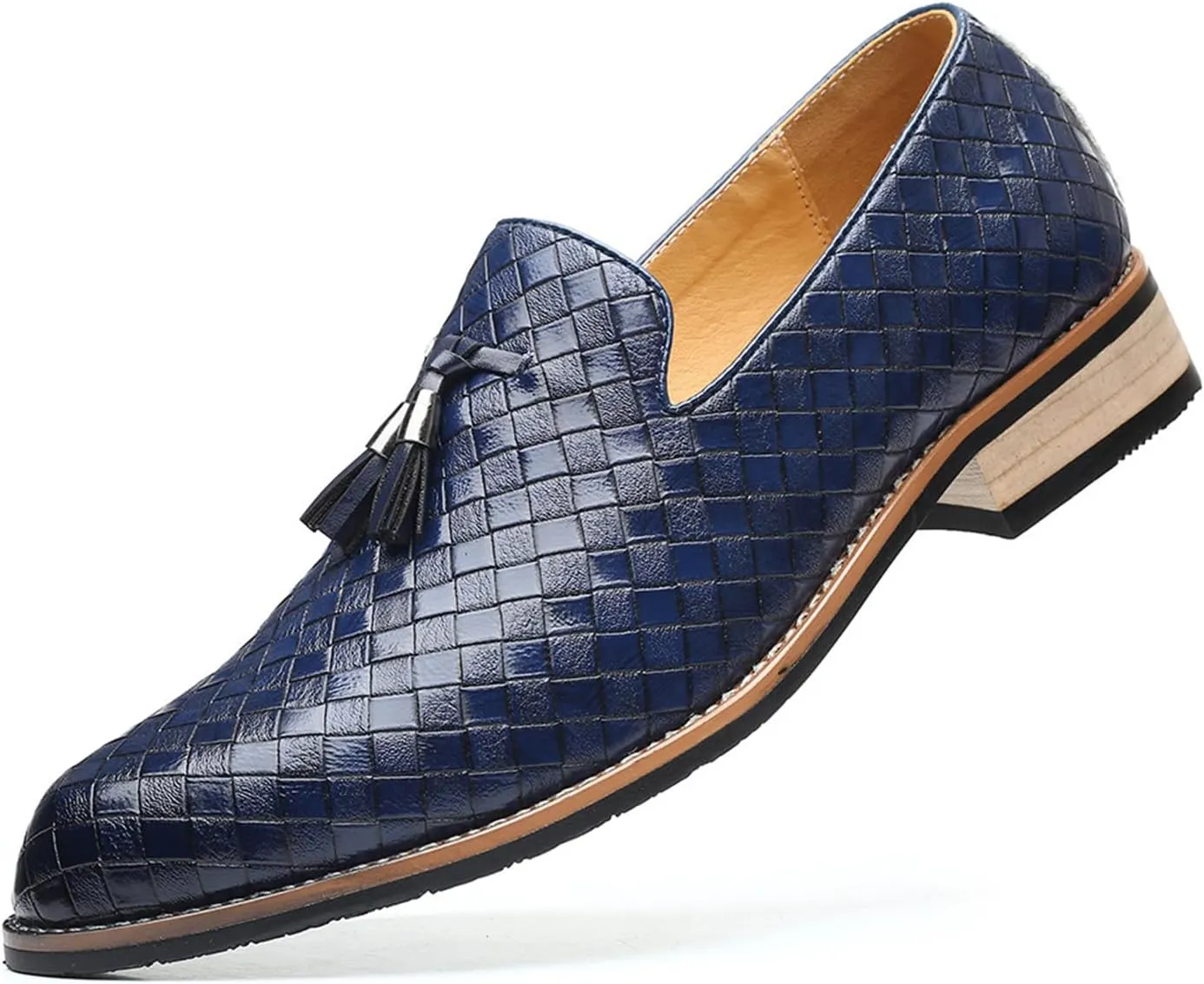 Men's Loafers Dress Shoes Casual Business Dress Shoes Oxfords Slip On Driving Shoes with Tassels