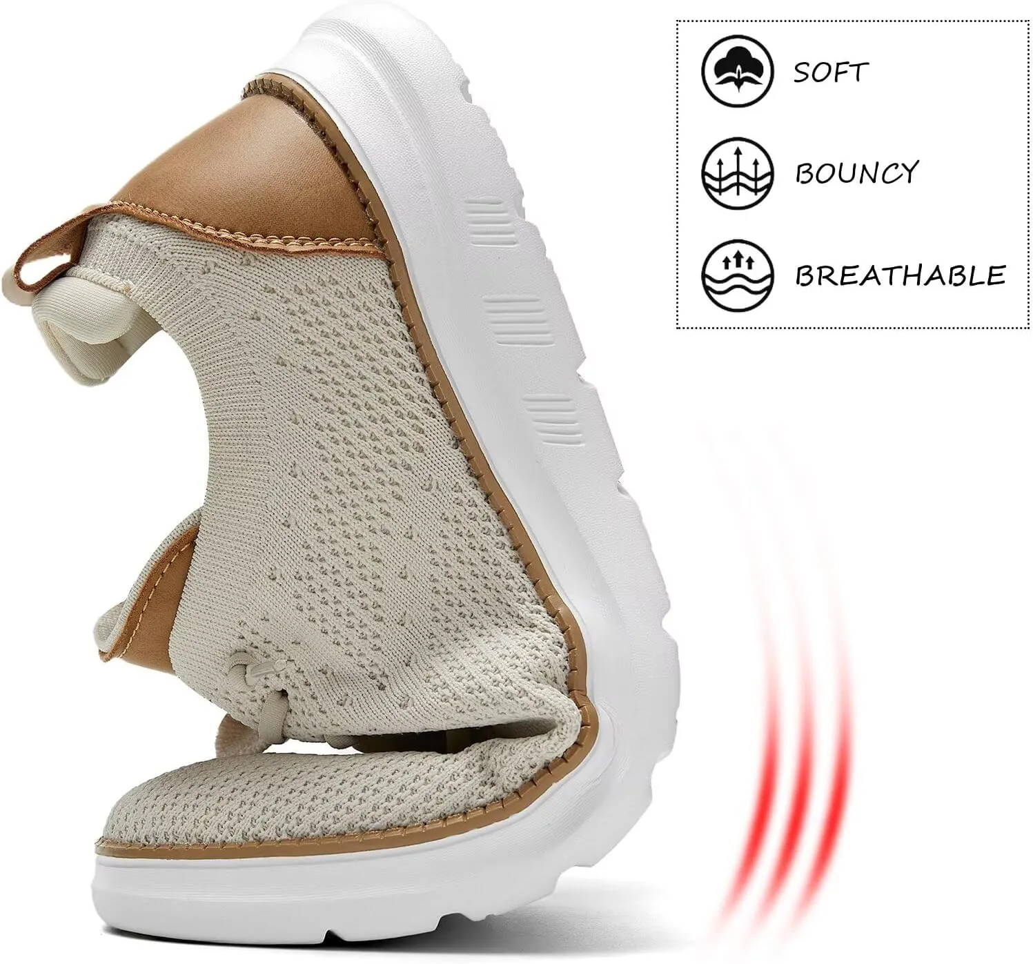 Men's Mesh Sneakers Oxfords Lace-Up Lightweight Casual Walking Shoes Driving Shoes