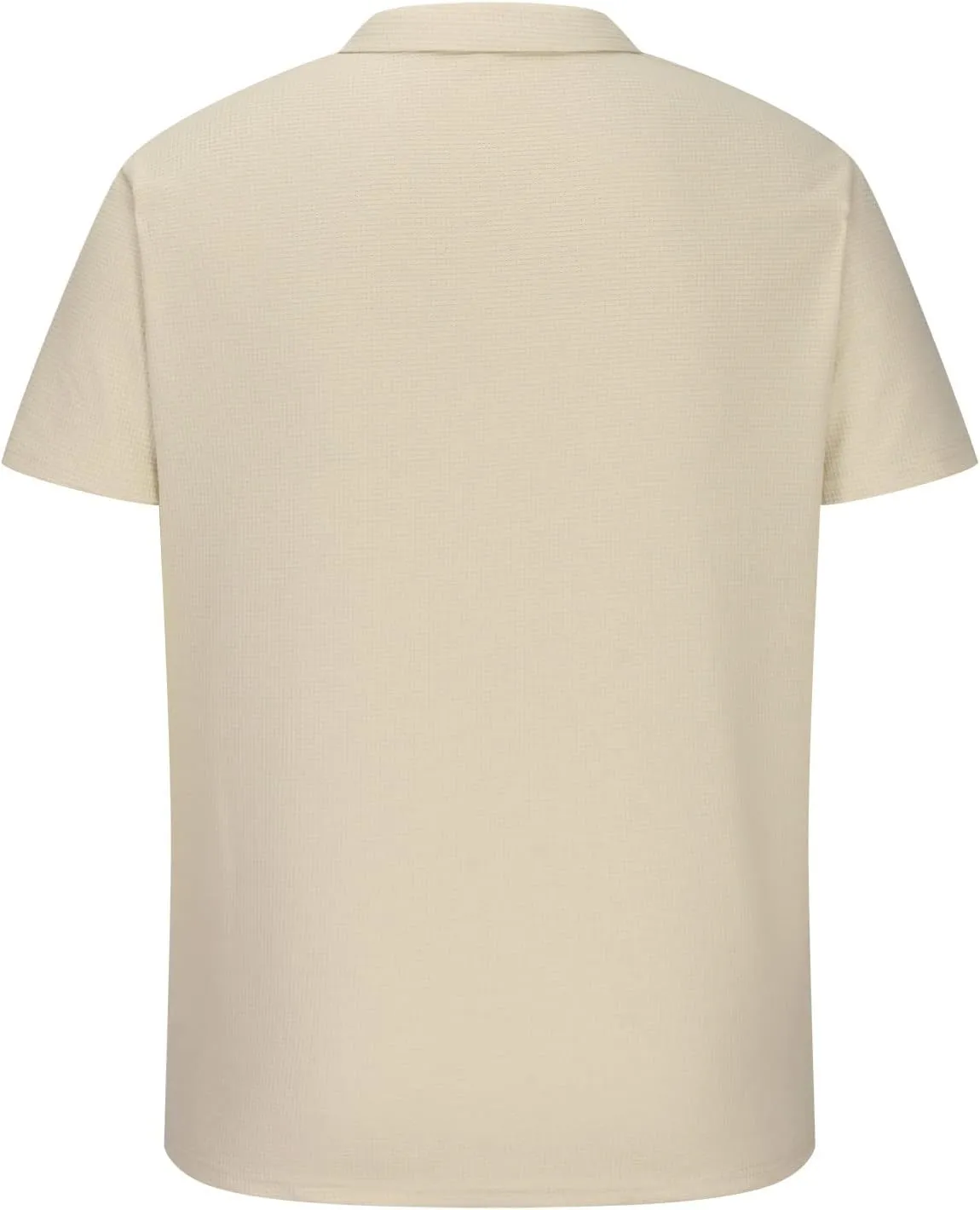 Men's Polo Shirts Quick-Dry Moisture-Wicking Casual Golf Shirt Short Sleeve Casual Solid Turndown Fashion Button Tops Shirts
