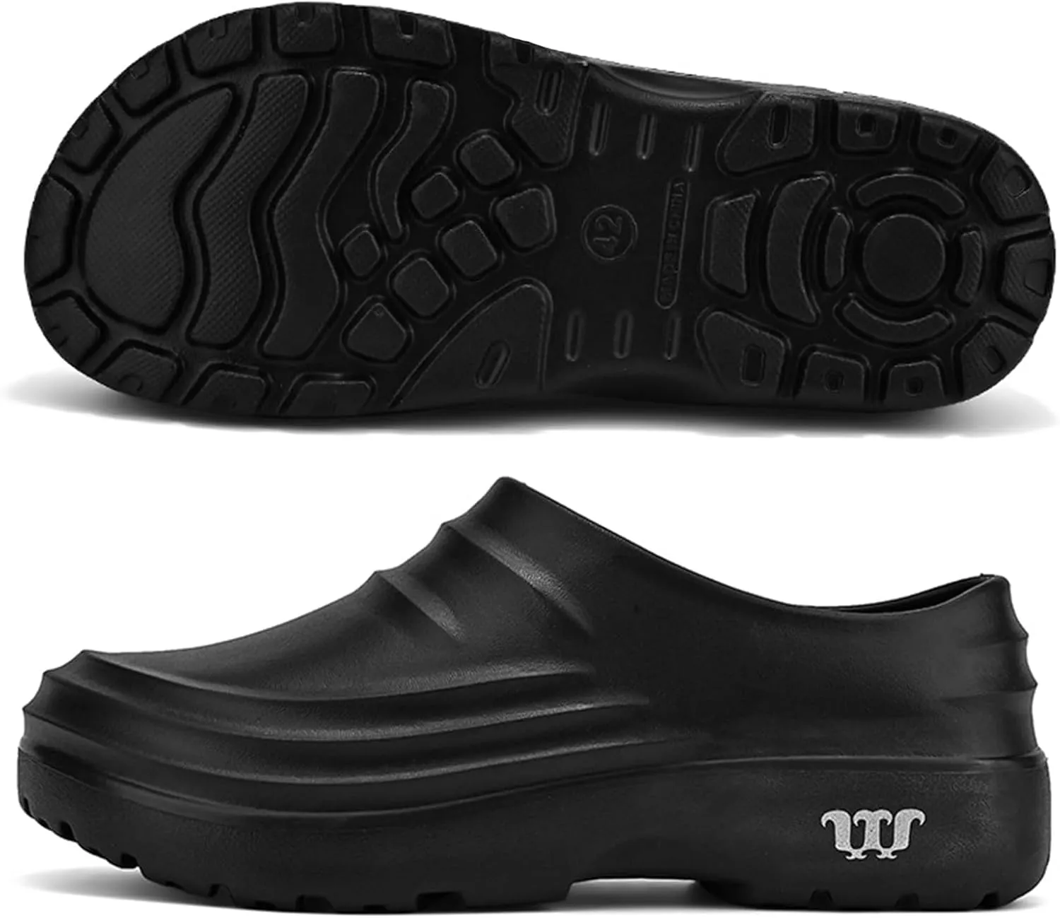 Mule Clog Women Men Comfortable Non Slip Resistant Work Shoes Waterproof Breathable Armadillo Clogs Ideal for Nurse Healthcare Kitchen Food Service Garden Unisex
