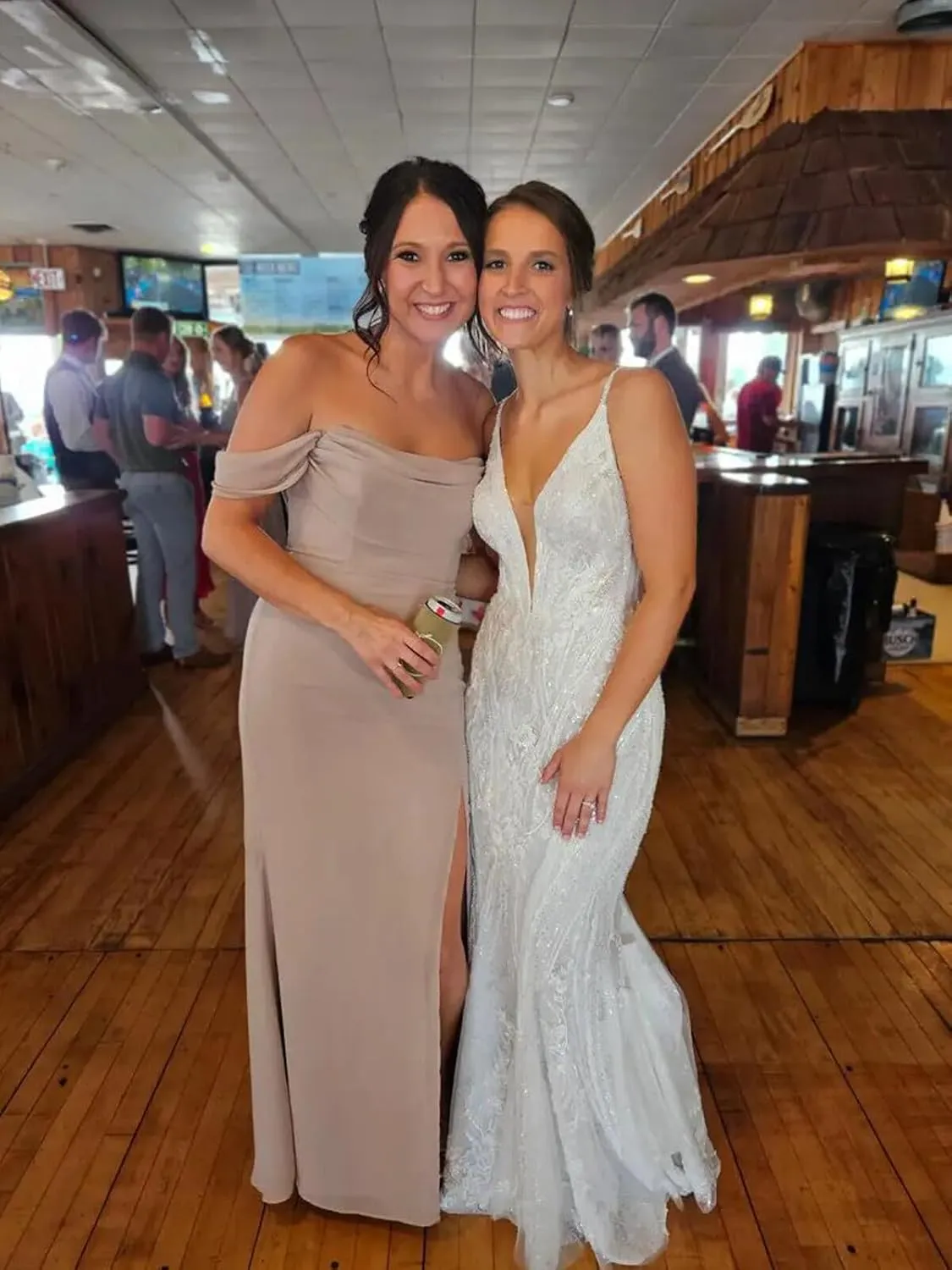 Nicktane Off Shoulder Chiffon Bridesmaid Dresses for Wedding Split Prom Dresses Long Formal Evening Gowns