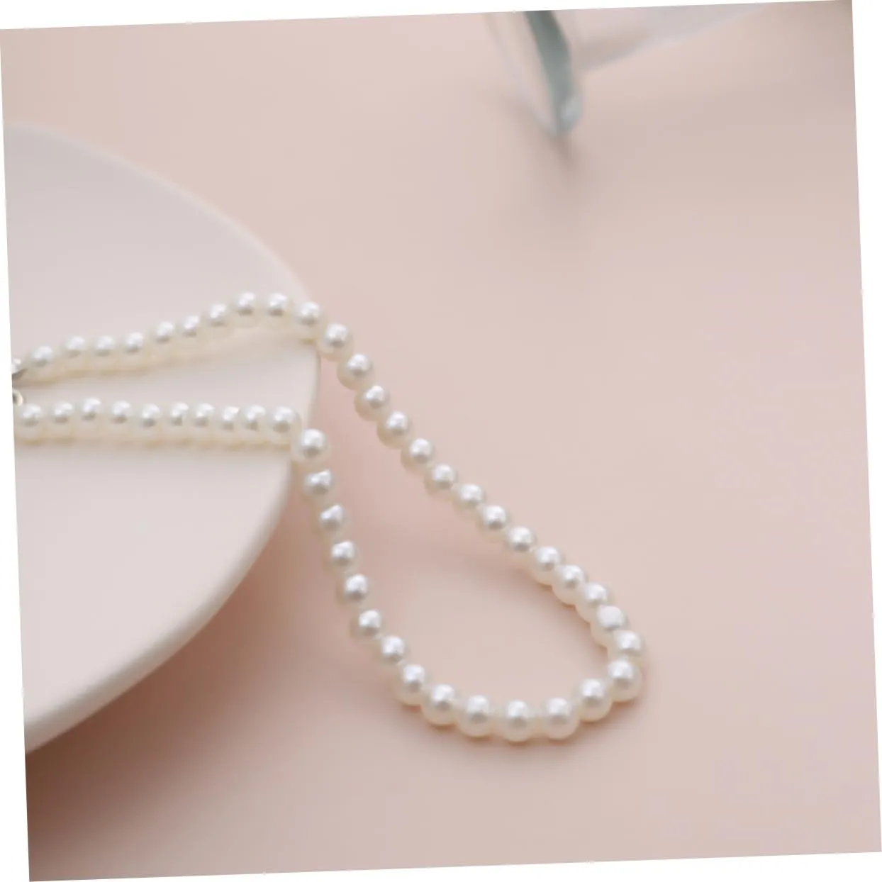 PartyKindom Artificial Anklet Chains Name Pearl Ankle Bracelet Bead Anklet Pearl Size Anklets Ankle Bracelets