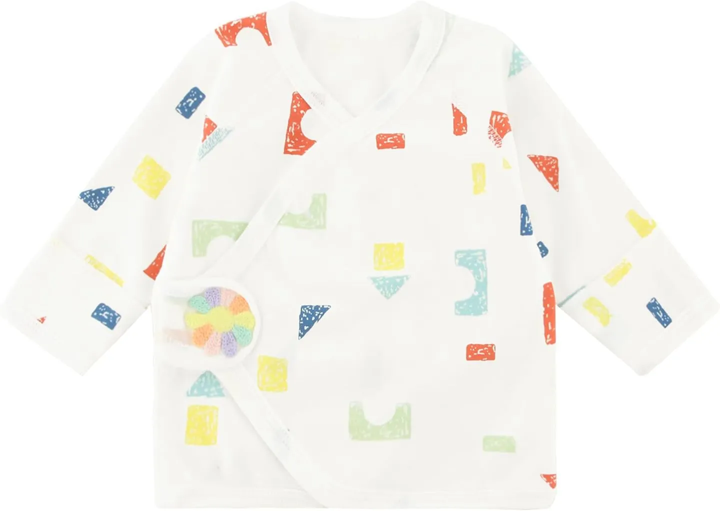 Premie Side Snap Baby Shirt for Preemie Baby, Purcotton Side Snap Tees for Newborn Baby Girls&Boys